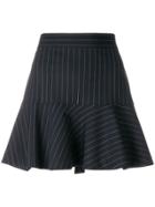 Zadig & Voltaire Joe Striped Flared Skirt - Blue
