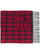 Karl Lagerfeld Graphic Print Scarf - Red
