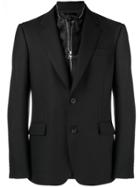 Alexander Mcqueen Bib Inlay Blazer - Black