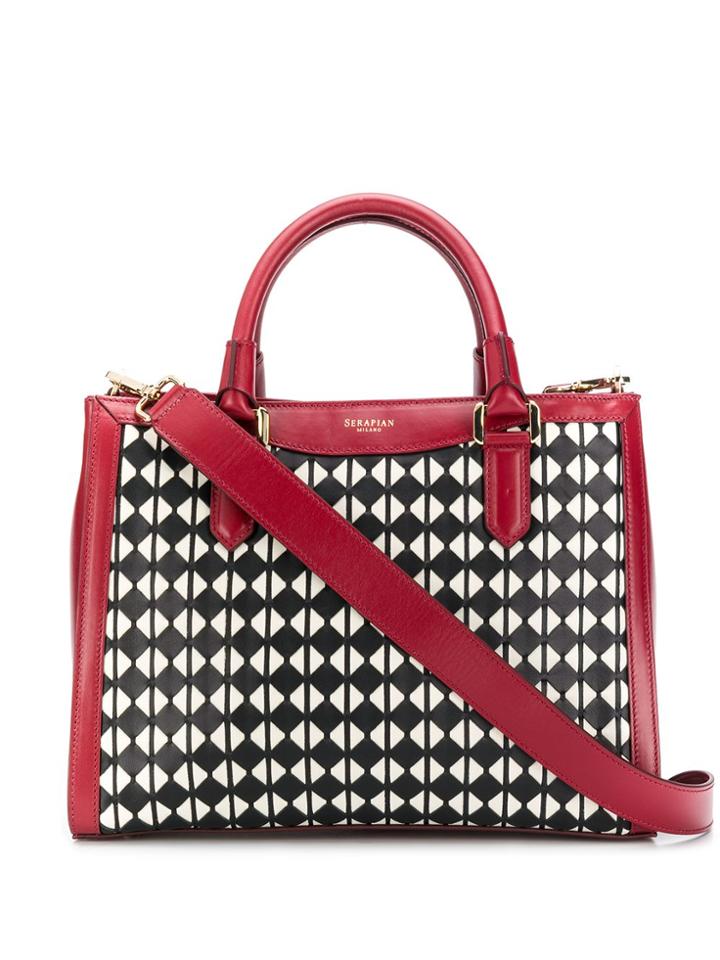 Serapian Lorelei Mosaico Tote - Red