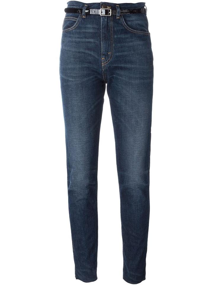 Golden Goose Deluxe Brand Skinny Jeans, Women's, Size: 31, Blue, Cotton/leather