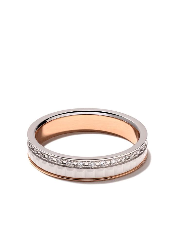 Boucheron Mixed Metals Band Ring - Pg & Wg