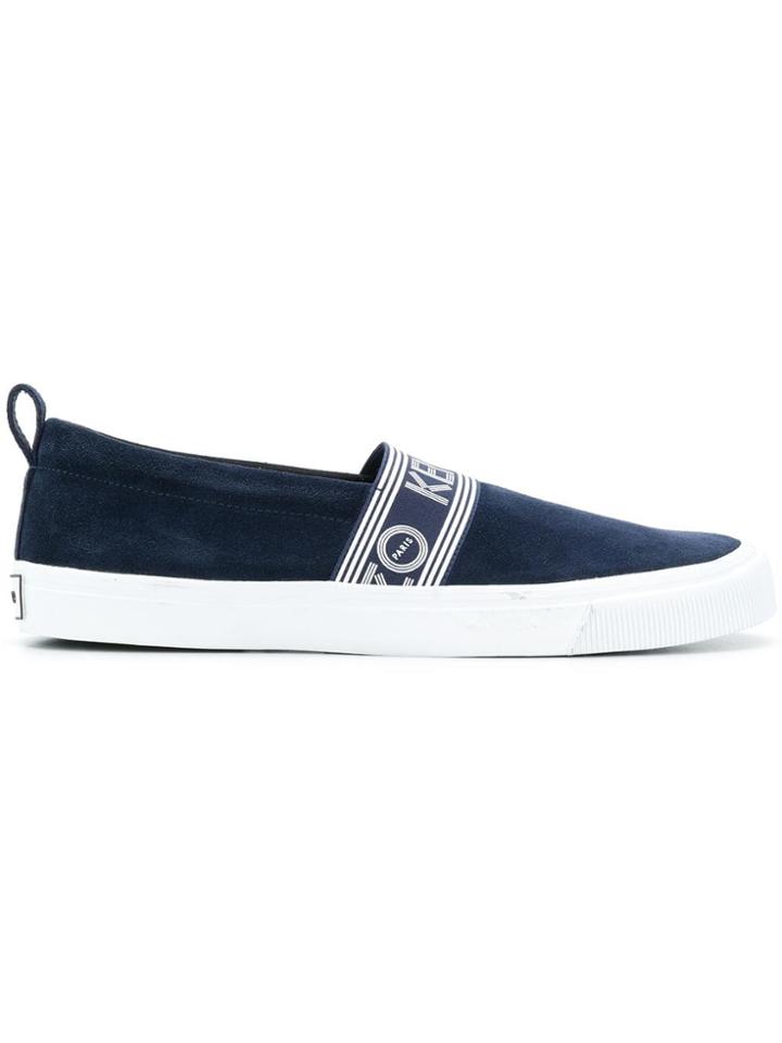 Kenzo Slip On Trainers - Blue