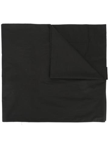 Pal Offner Stitching Detail Scarf, Women's, Black, Cotton/polyester