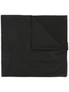 Pal Offner Stitching Detail Scarf, Women's, Black, Cotton/polyester