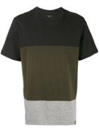 Rag & Bone - Precision Colour Block T-shirt - Men - Cotton - Xl, Green, Cotton