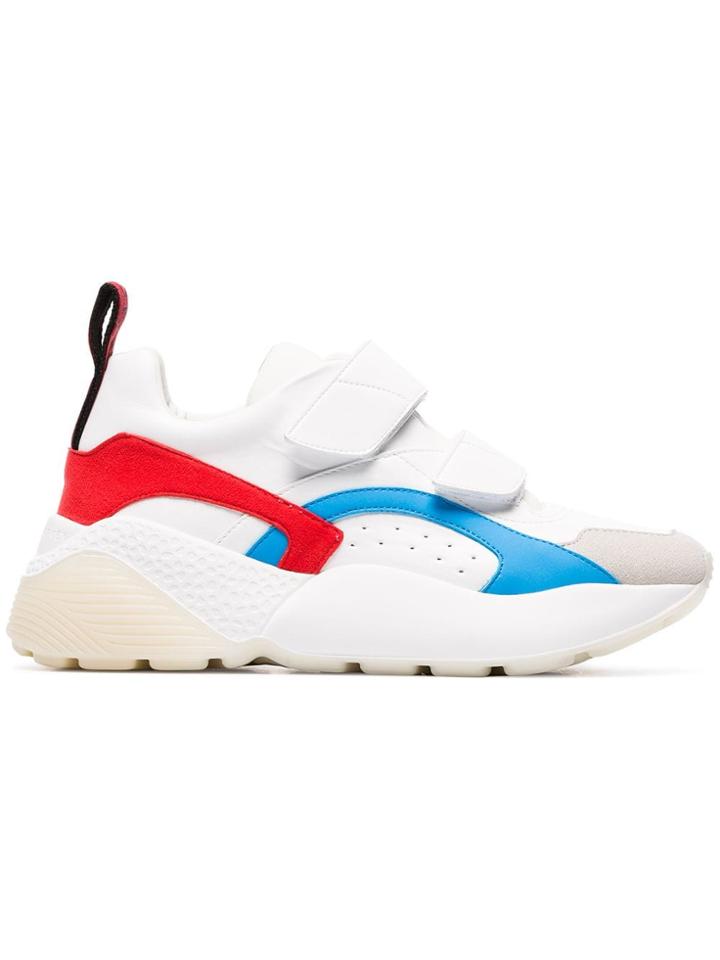 Stella Mccartney White Eclypse 45 Chunky Velcro Sneakers