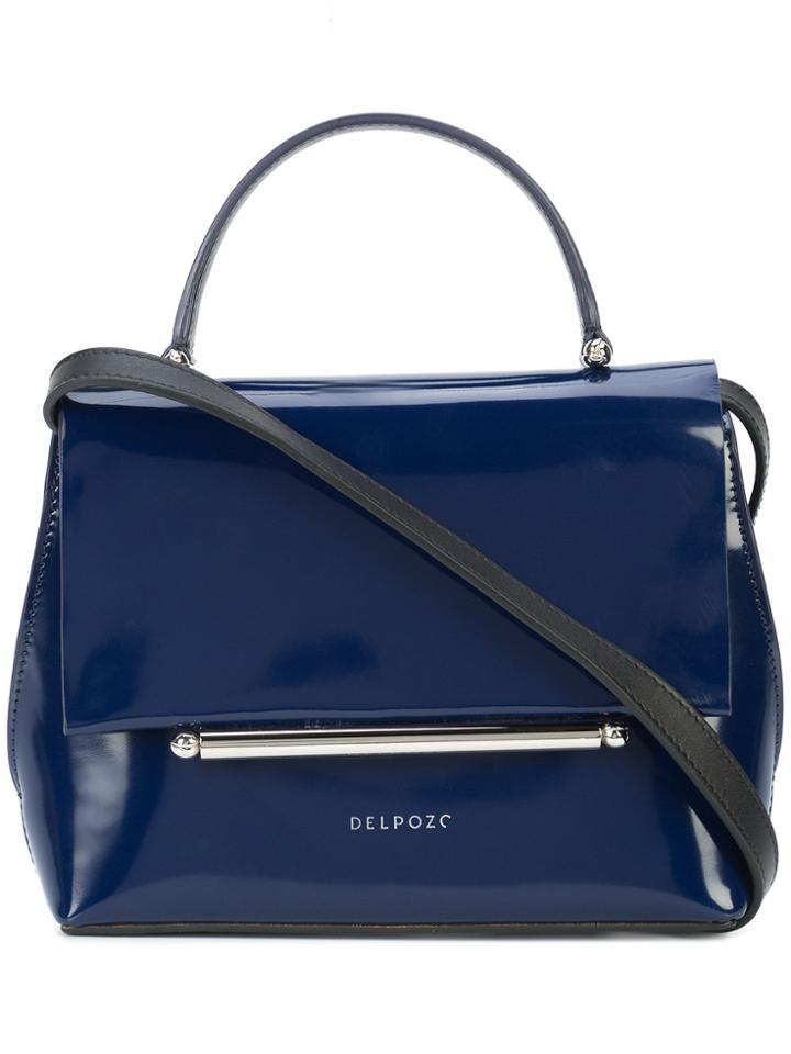 Delpozo Flap Mini Tote - Blue