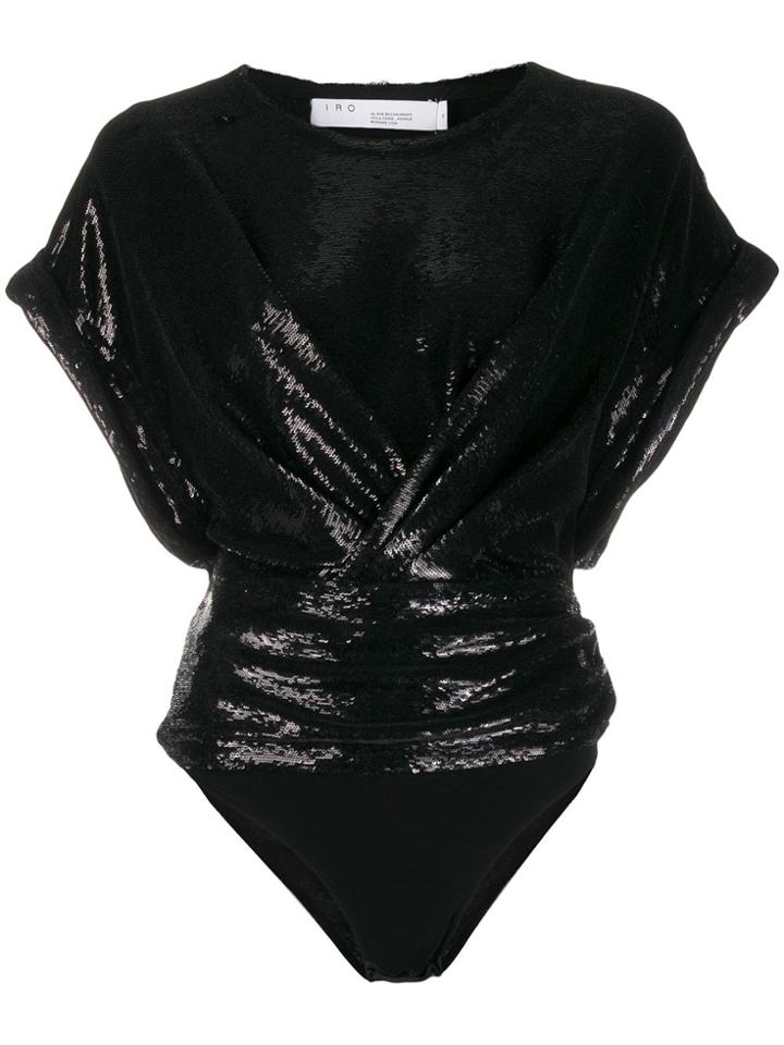Iro Sequin-embroidered Body - Black