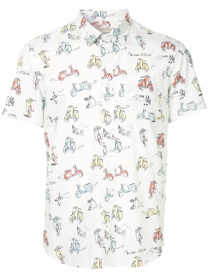 Maison Kitsuné Scooter Shirt - White