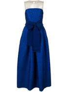 P.a.r.o.s.h. Strapless Flared Dress - Blue
