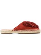 Chie Mihara Fringed Slip-on Espadrilles - Yellow & Orange