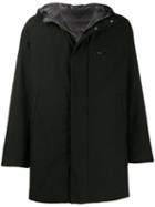 Prada Reversible Hooded Parka Coat - Black