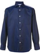 Junya Watanabe Comme Des Garçons Dotted Button Down Shirt, Men's, Size: Small, Blue, Cotton