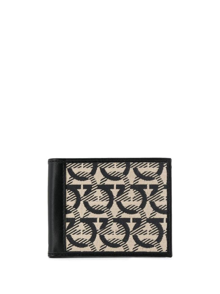 Salvatore Ferragamo Simple Logo Wallet - Black
