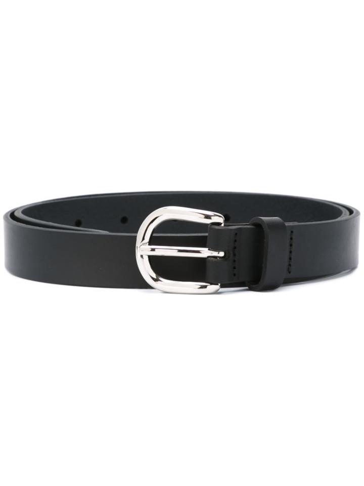 Isabel Marant Étoile 'zap' Belt, Women's, Size: Large, Black, Calf Leather