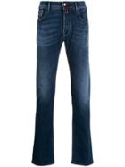 Jacob Cohen Logo Straight-leg Jeans - Blue