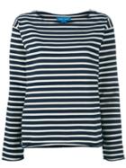 Mih Jeans Striped Longsleeved T-shirt - Blue