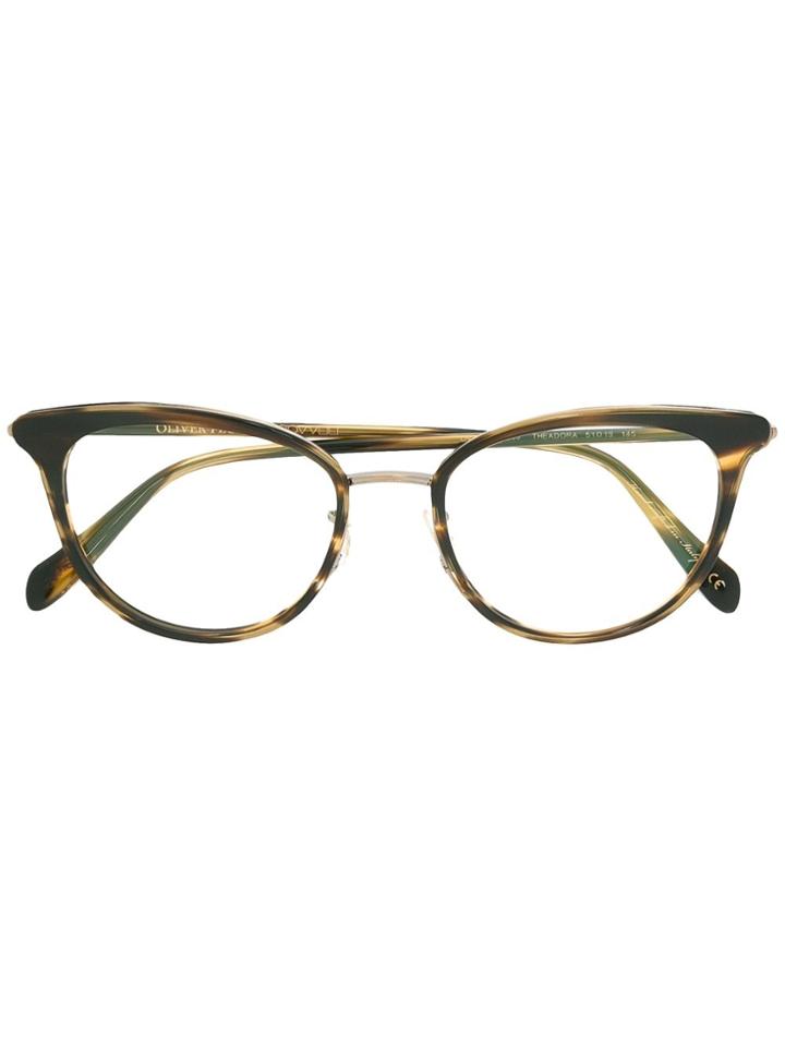 Oliver Peoples Theadora Glasses - Brown