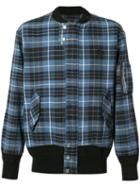 Vivienne Westwood Anglomania - Berry Bomber Jacket - Men - Cotton/linen/flax/spandex/elastane - M, Blue, Cotton/linen/flax/spandex/elastane