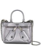 Moschino Mini Chain Tote - Grey