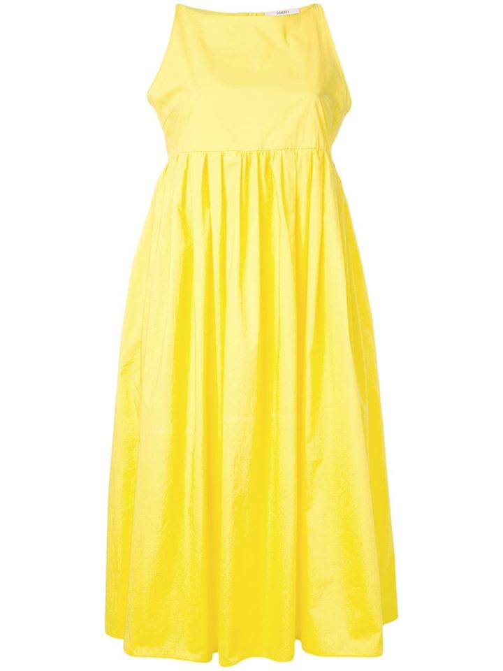 Odeeh Empire Midi Dress - Yellow