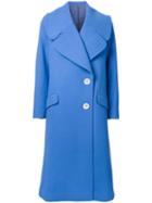 Le Ciel Bleu 'neo Chester' Coat, Women's, Size: 34, Blue, Rayon/wool