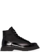 Prada Lace-up Ankle Boots - Black