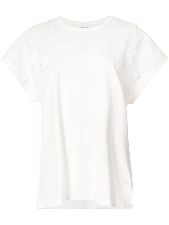 Saint Laurent Short-sleeved T-shirt - White