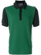 Raf Simons X Fred Perry Tape Detail Pk Polo Shirt - Green