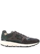 Atlantic Stars Polaris Contrasting Panel Sneakers - Brown