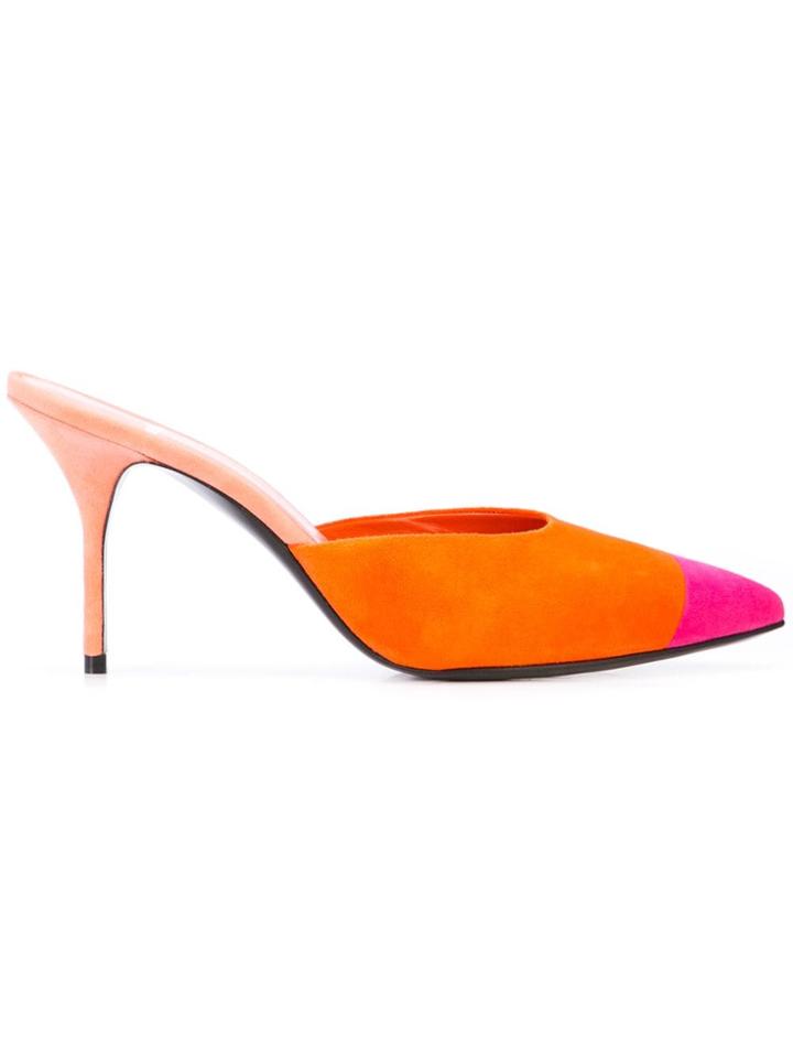 Pierre Hardy Kelly Mules - Orange