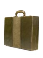 Christian Dior Pre-owned 1970's Panelled Briefcase - Green