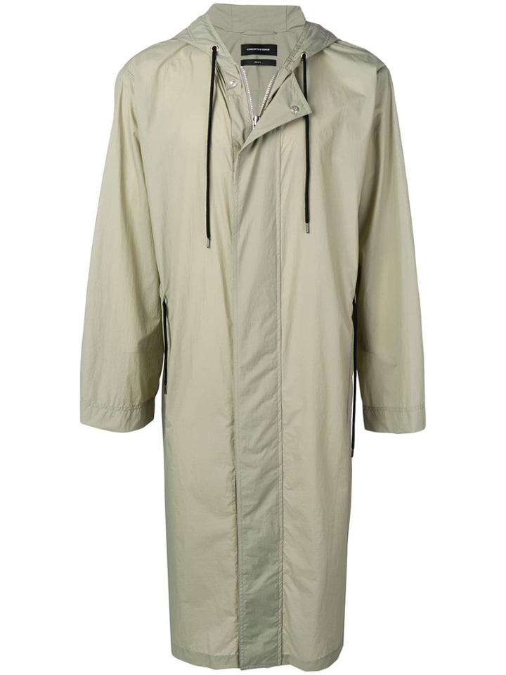 Odeur Oversized Raincoat - Green