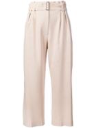 A.l.c. High-waisted Wide Cropped Trousers