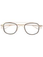 Dita Eyewear Custom Rotating Saddle Bridge Glasses - Gold
