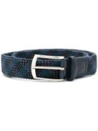 Canali Canali Kc00245100158 310 Leather - Blue