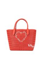 Anya Hindmarch Large Heart Neeson Tote - Red