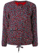 Vanessa Seward - Printed Jacket - Women - Silk - 36, Blue, Silk