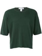 Comme Des Garçons Shirt - Round Neck T-shirt - Men - Cotton/linen/flax/ramie - S, Green, Cotton/linen/flax/ramie