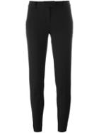 Michael Michael Kors Slim Fit Trousers, Women's, Size: 10, Black, Cotton/spandex/elastane/viscose