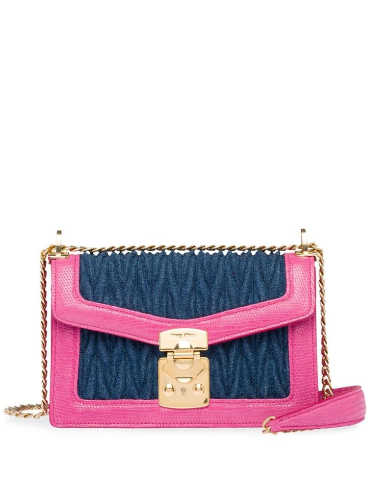 Miu Miu Miu Confidential Bag - Blue