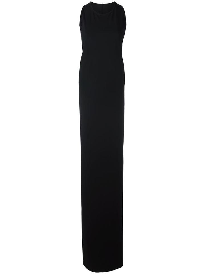 Rick Owens Drkshdw 'column' Evening Dress, Women's, Size: Medium, Black, Cotton
