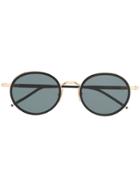 Thom Browne Eyewear Border Sunglasses - Black