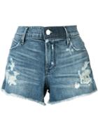 Rta - Olivia Shorts - Women - Cotton/polyurethane - 27, Blue, Cotton/polyurethane