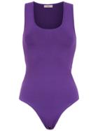 Egrey Knit Bodysuit - Purple