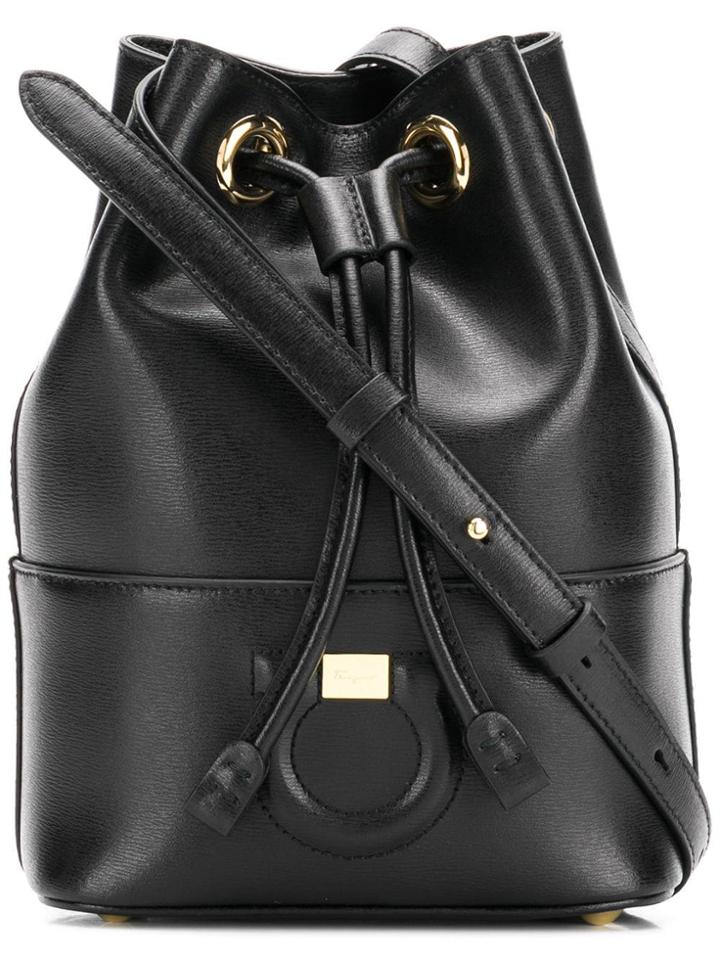 Salvatore Ferragamo City Bucket Bag - Black