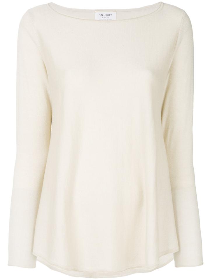 Snobby Sheep Long Sleeve Knitted Top - Nude & Neutrals