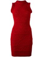 Dsquared2 Japanese Star Knit Dress, Women's, Size: Small, Red, Wool/polyester