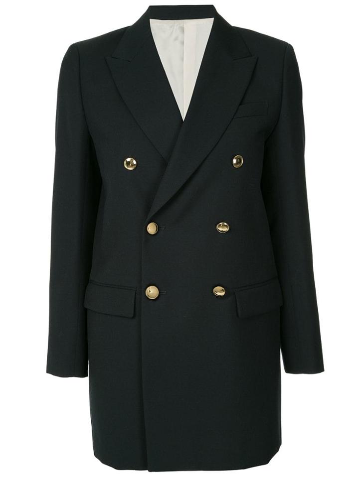 H Beauty & Youth Formal Military Coat - Blue